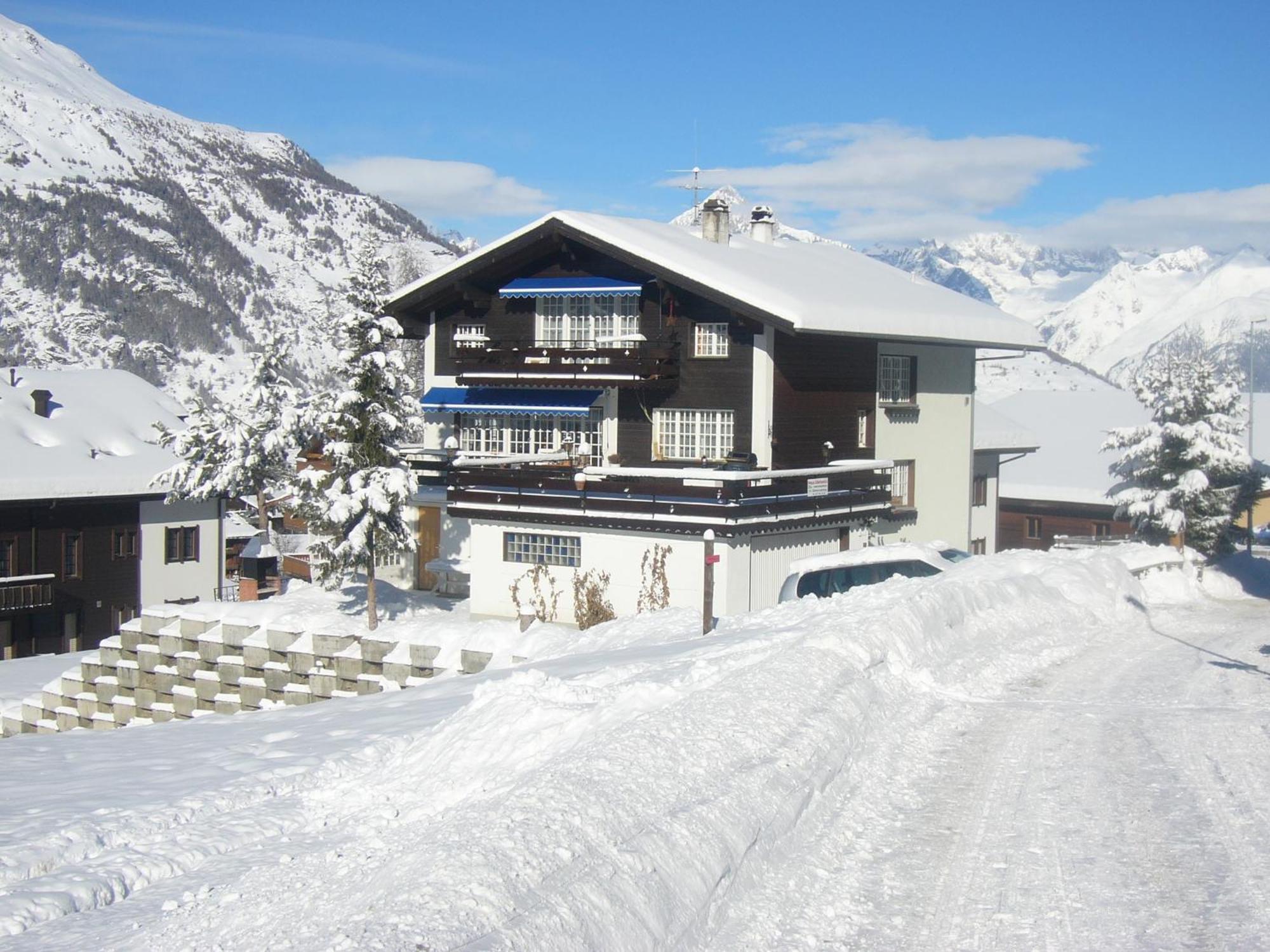 Ferienwohnung Edelweiss Grächen Dış mekan fotoğraf