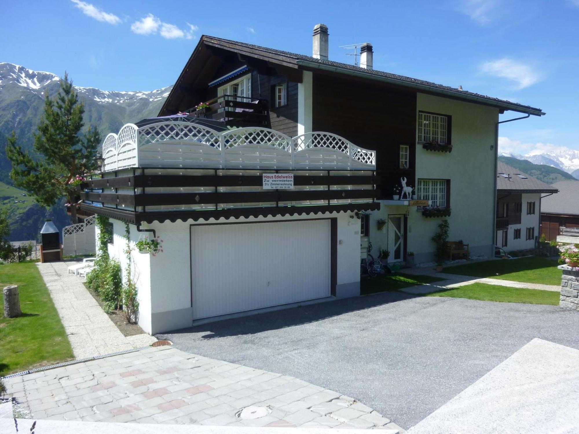 Ferienwohnung Edelweiss Grächen Dış mekan fotoğraf