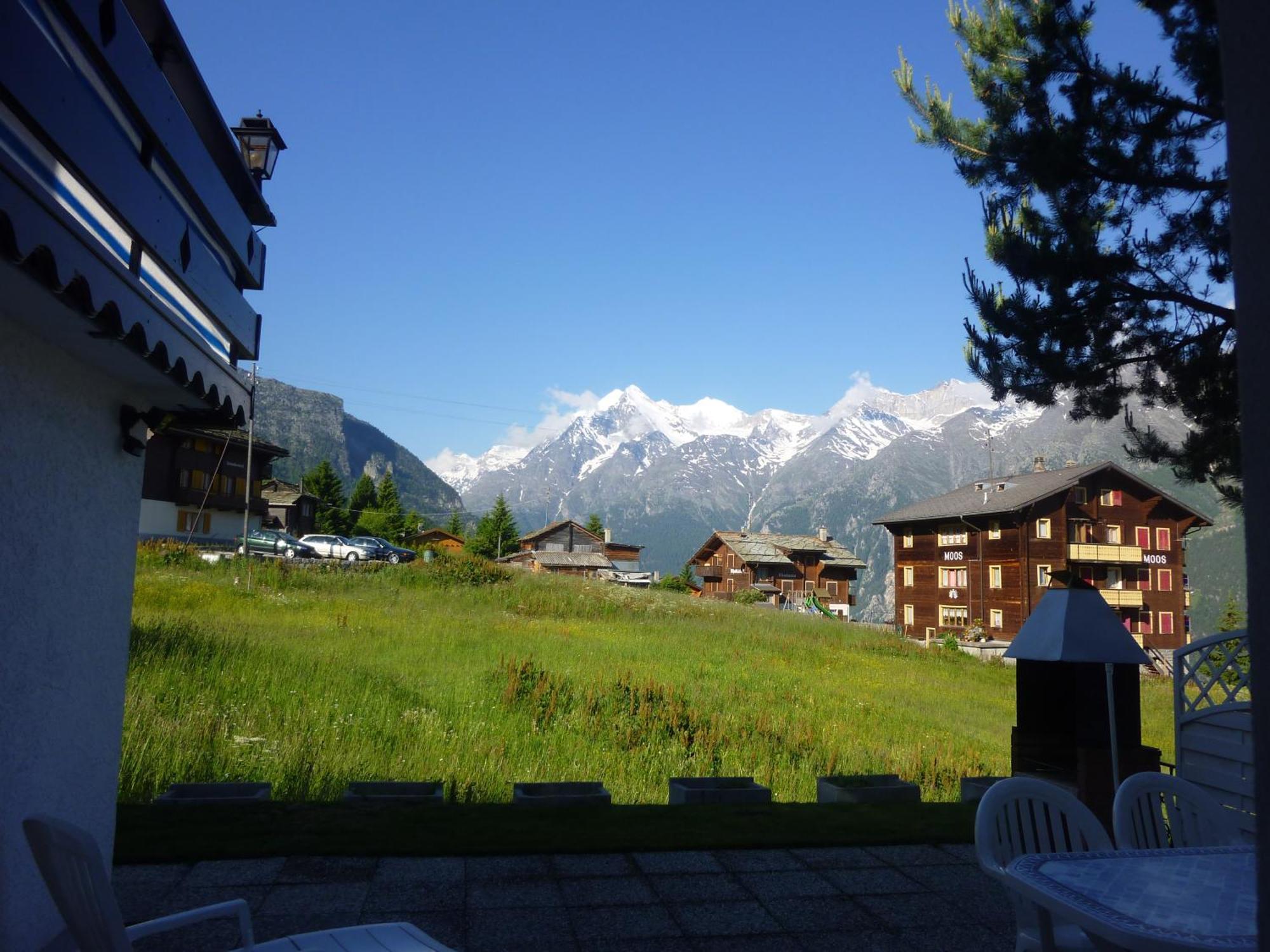 Ferienwohnung Edelweiss Grächen Dış mekan fotoğraf
