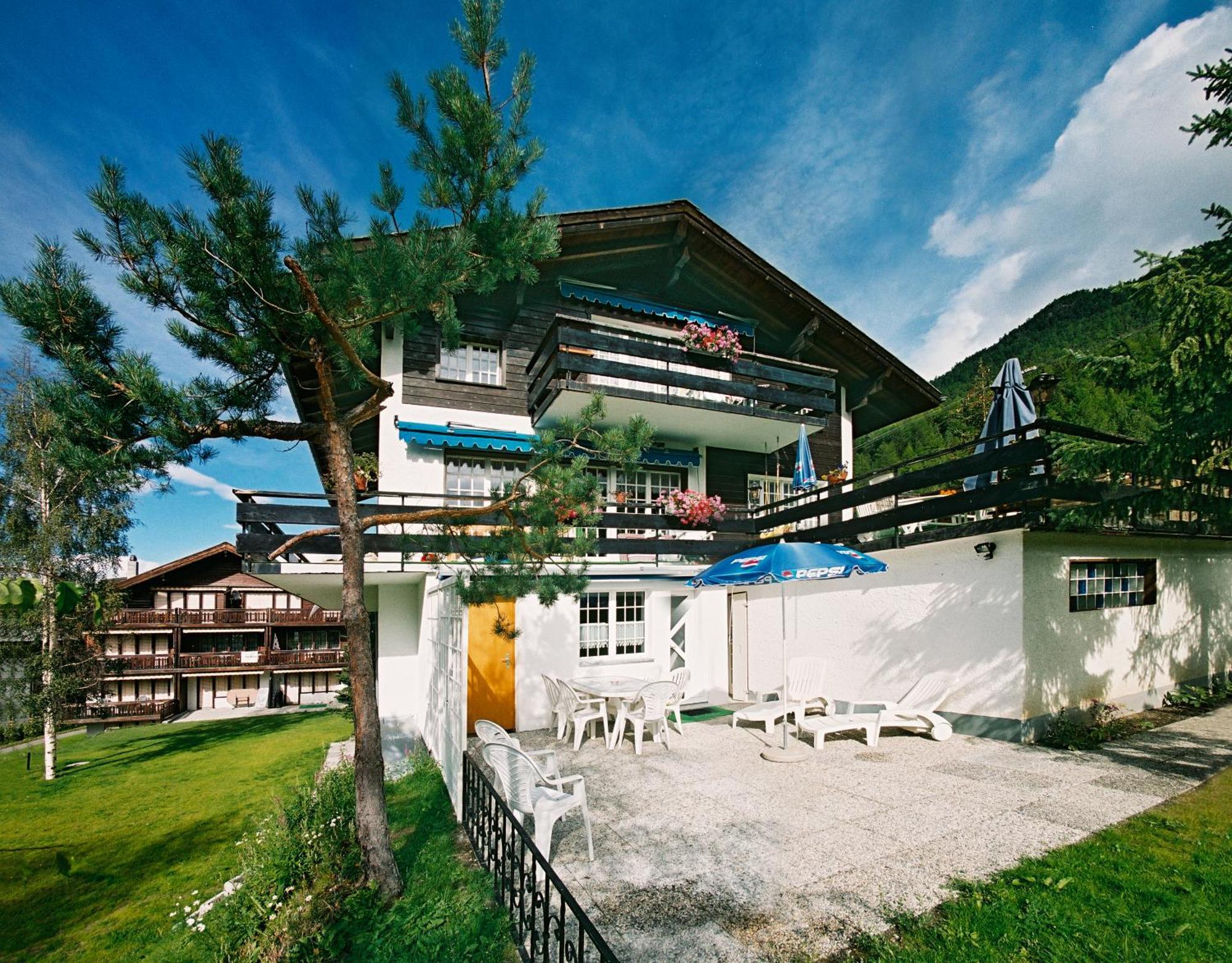 Ferienwohnung Edelweiss Grächen Dış mekan fotoğraf