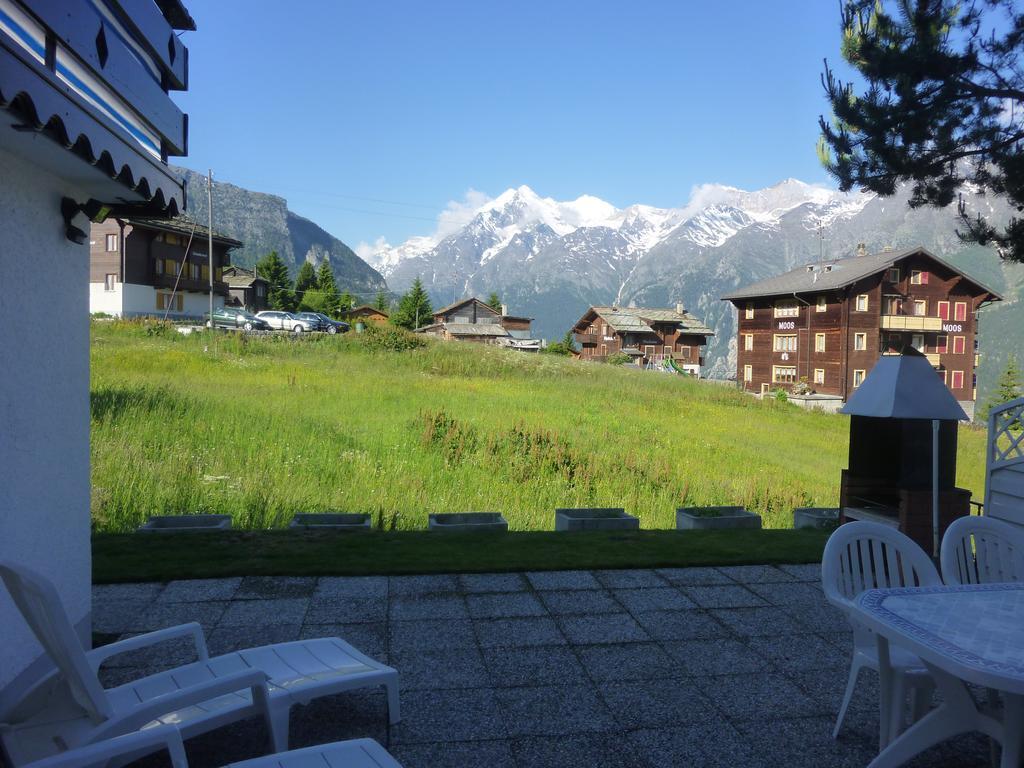 Ferienwohnung Edelweiss Grächen Dış mekan fotoğraf