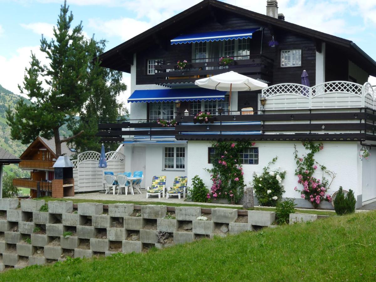 Ferienwohnung Edelweiss Grächen Dış mekan fotoğraf